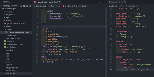 incremental models dir