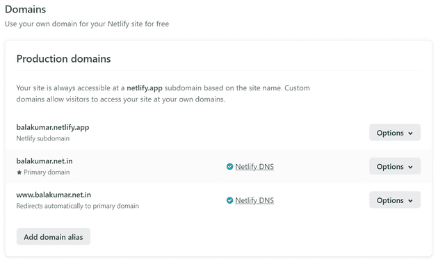 netlify domain settings