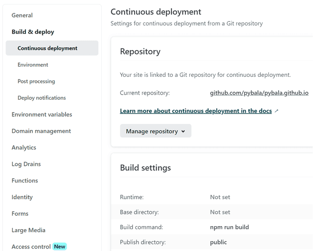 netlify build seploy